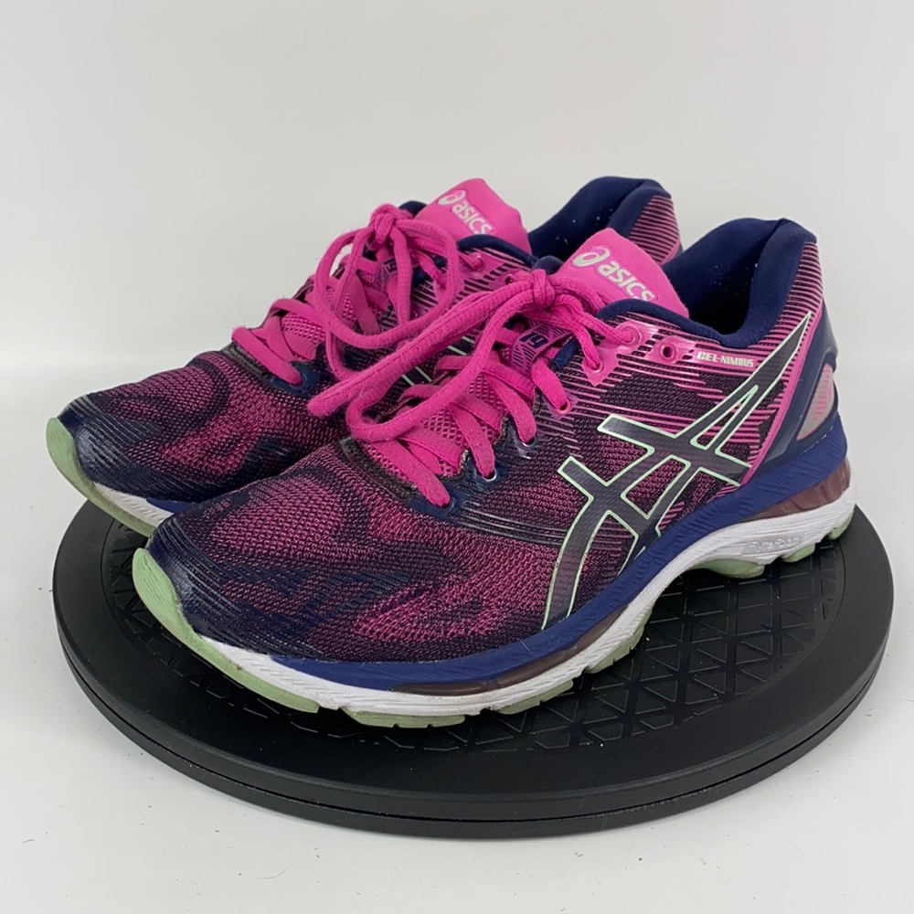 Asics Gel-Nimbus 19 Purple/Pink Running Shoes T750n Women's Size